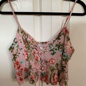 Floral crop top <3